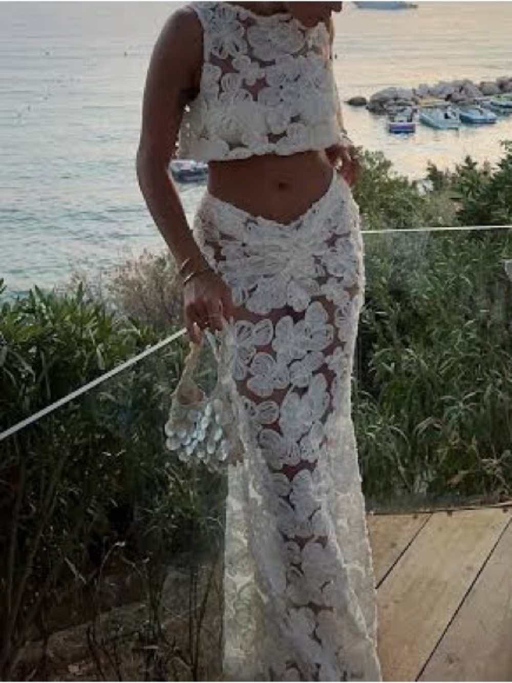 Peppermayo Yellow Fiorella Set Top & Maxi Skirt